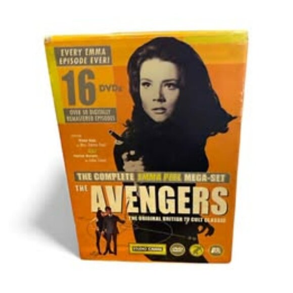 THE AVENGERS BRITISH TV COMPLETE EMMA PEEL MEGA-SET DVD BOXOpened.